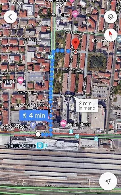 100 Mt To Station Venezia,Free Parking,Shuttle Airport Gorizia Apartment Mestre